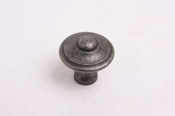 Klassieke ronde knop gietijzer antiek grijs 29mm voor keukens en meubelen