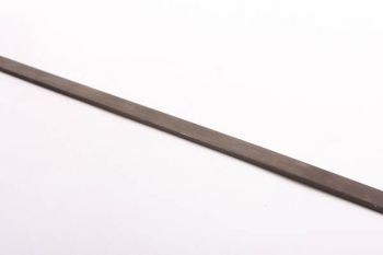 Brons antieke, platte strip massief messing 8mm x 3mm - 1 meter lang