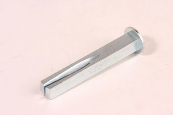 Stift vierkant 8mm voor montage van een half paar deurkrukken