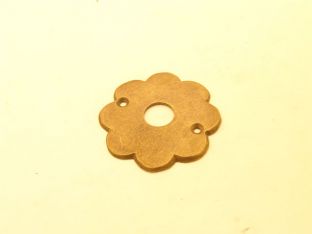 Rozet bloem voor deurklink brons antiek of roest 60mm
