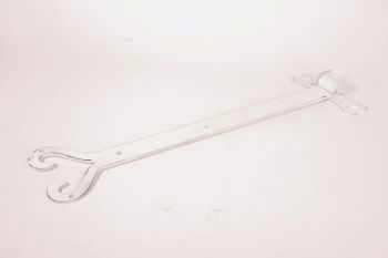 Zwaar gesmeed ijzeren deurscharnier antiek wit duimscharnier voor poort of luik 60cm