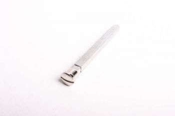 Losse pen voor WC sluiting met overslag blinkend nikkel of geborsteld nikkel