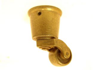 Wieltje antiek brons of messing polijst rond 38mm/70mm