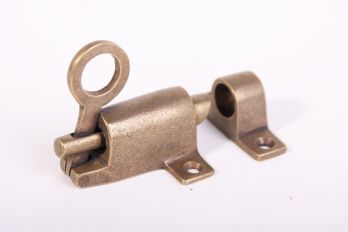 Raamknip voor valraam brons antiek 67mm