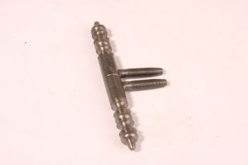 Paumelle scharnier 14mm metaal grijs (tinkleur) met sierknop