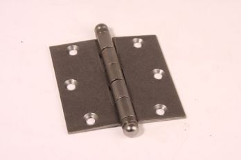 Scharnier metaal grijs 89mm x 89mm tinkleur 3,5 duims met bolkop