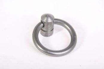 Ringgreep metaal grijs (tinkleur) 36mm diameter 5mm dik