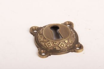 Sleutelrozet klassiek 43mm brons antiek