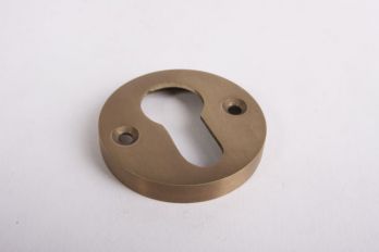 Ronde cilinderrozet voor profiel cilinder brons antiek rond 45mm