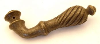 Deurkruk (paar) brons antiek