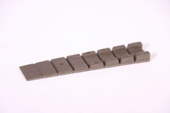 Stelspie of stelwig als opvulplaatjes bruin kunststof 100mm x 20mm per 4,100 of 1000 stuks