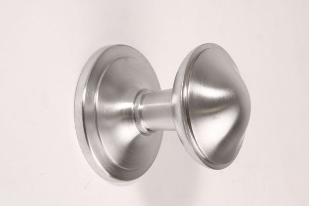 dichtheid Jasje Huisje Deurknop voor de voordeur geborsteld chroom 70mm vast