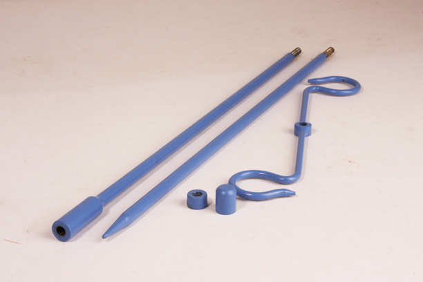 Wijnfles houder blauw